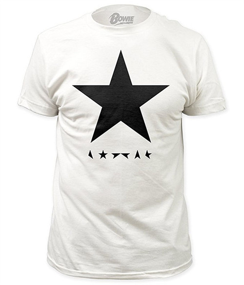 David Bowie Blackstar Men's White Lightweight T-Shirt