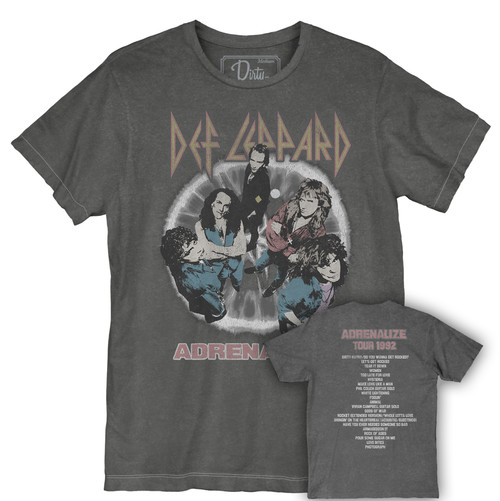 Def Leppard 92 Vintage Tour Premium Vintage Adult T-Shirt