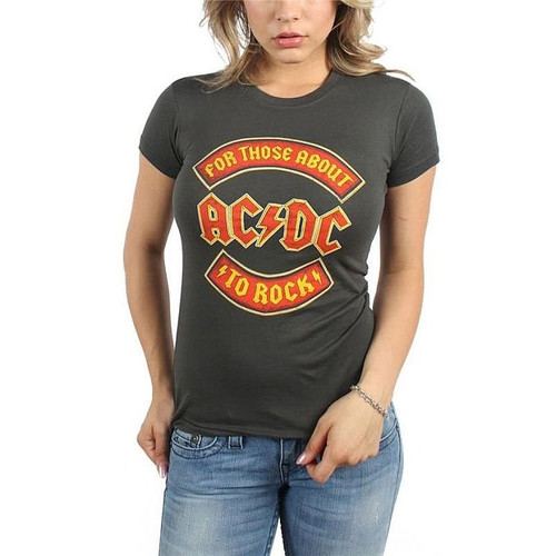 AC/DC For Those About To Rock Junior Women's T-Shirt