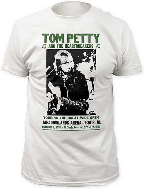 Tom Petty and the Heartbreakers Touring The Great Fitted T-Shirt