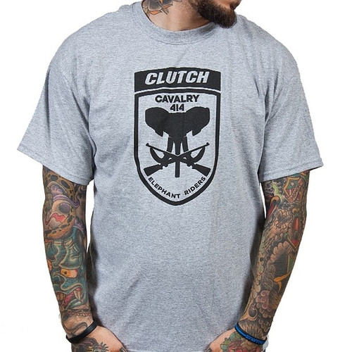 Clutch - Elephant Riders Heather T-Shirt