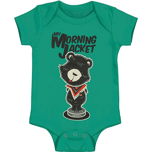 My Morning Jacket Bobble Bear Green Infant Baby Romper T-Shirt