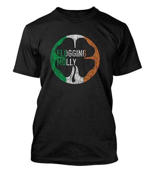 Flogging Molly - Distressed Circle Flag T-Shirt