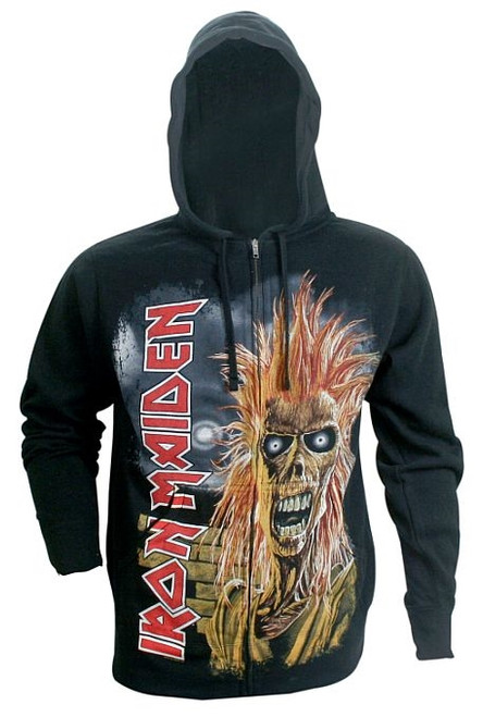Iron Maiden First Album Zip Hoodie Sweatshirt