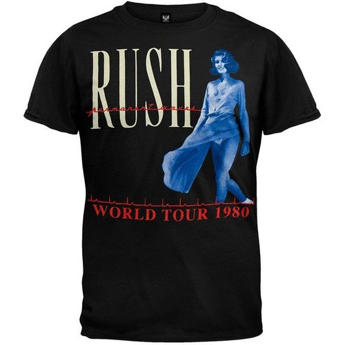 Rush - Permanent Waves 1980 Tour T-Shirt