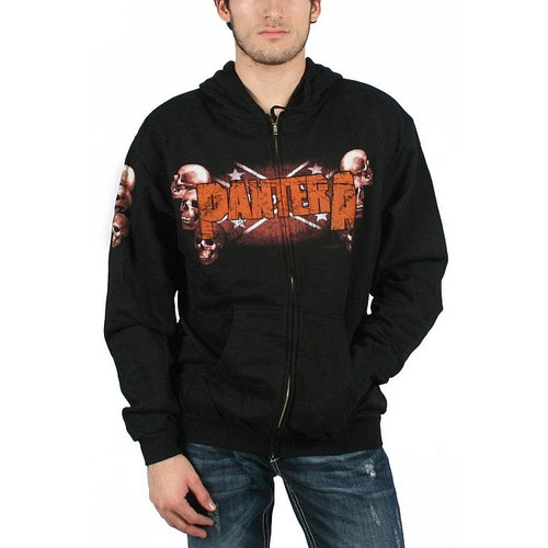 Pantera Skull Zip Hoodie Sweatshirt