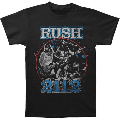 Rush 2112 Live Men's Black T-Shirt