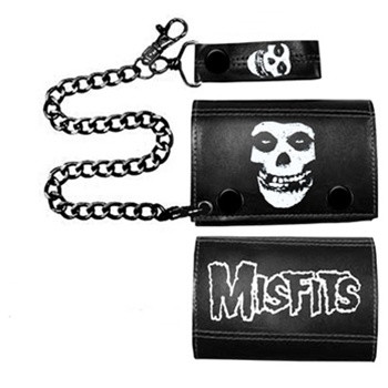 Misfits - Logo And Skull Chain Wallet