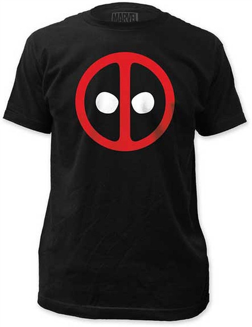 Deadpool Logo Fitted Jersey T-Shirt