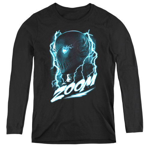 The Flash Zoom Women's Long Sleeve T-Shirt Black