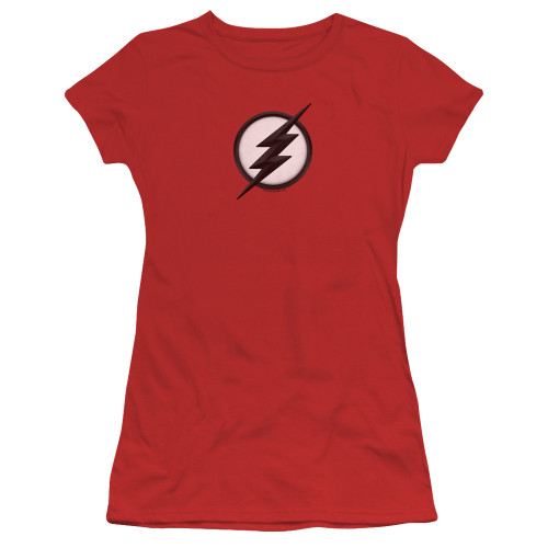 The Flash Jesse Quick Logo Junior Women's T-Shirt Red