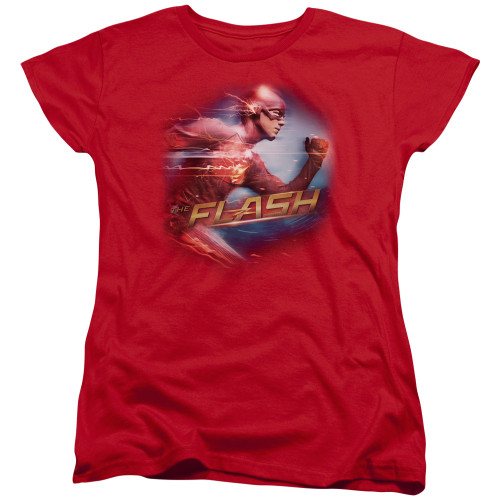 The Flash Fastest Man Women's T-Shirt Red