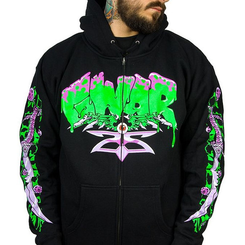 Gwar - Alien Decapitation Zip Hoodie Sweatshirt