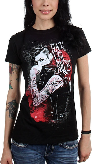 Black Veil Brides Inferno Junior Women's T-Shirt