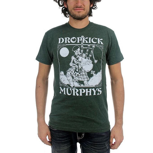 Dropkick Murphys Vintage Skeleton Piper T-Shirt