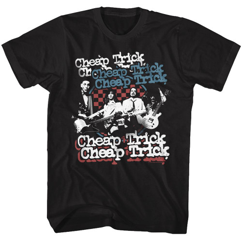 Cheap Trick Rwb Black Adult T-Shirt
