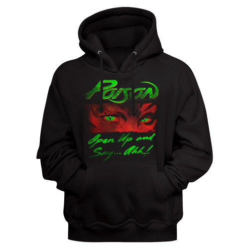 Poison Square Ahh Black Adult Hoodie Sweatshirt