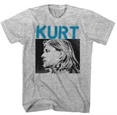 Kurt Cobain Nirvana Side Photo T-Shirt