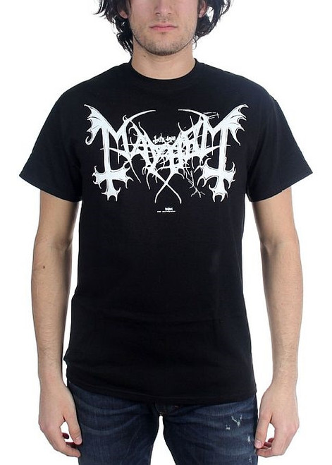 Mayhem - White Logo Legion T-Shirt