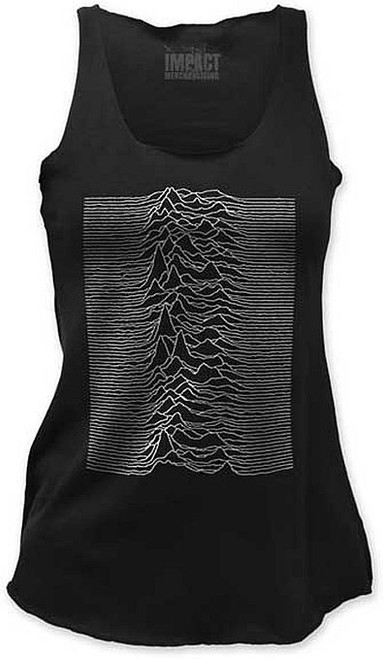 Joy Divison Unknown Pleasures Jr Women's Racerback Tank Top T-Shirt
