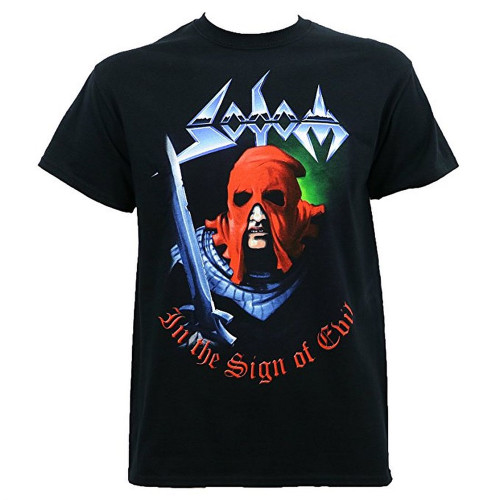 Sodom In The Sign of Evil Men's Black T-Shirt
