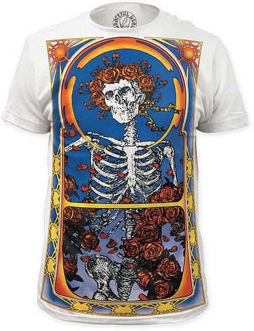 Grateful Dead 1971 All Over Big Print Subway T-Shirt