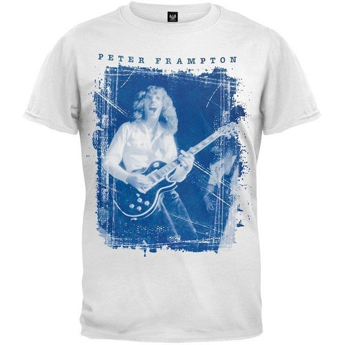 Peter Frampton Photo With Guitar T-Shirt