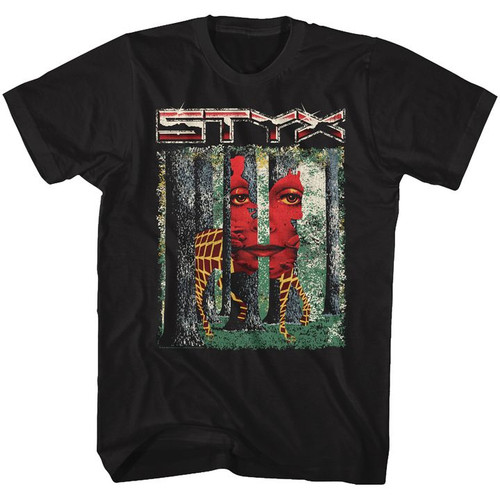Styx The Grand Illusion Black Adult Classic T-Shirt