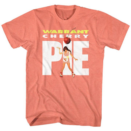 Warrant Pie Coral Silk Heather Adult T-Shirt