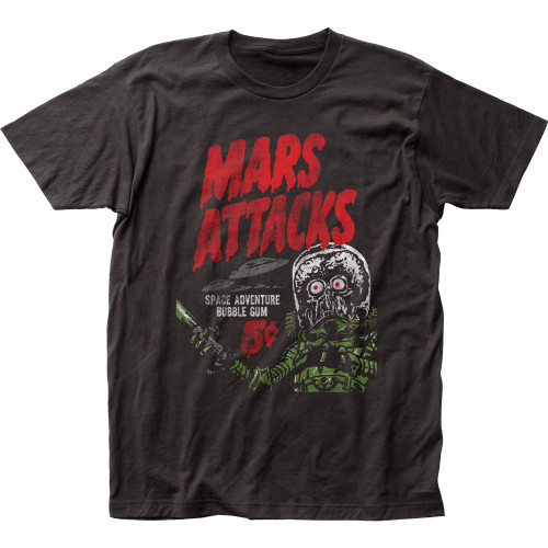 Mars Attacks Space Adventure Fitted Classic Jersey T-Shirt