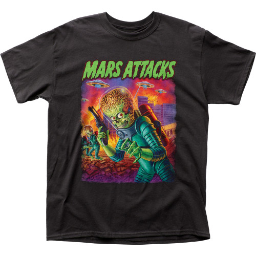 Mars Attacks UFOs Attack Classic Adult T-Shirt