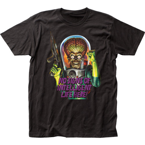 Mars Attacks Intelligent Life Fitted Classic Jersey T-Shirt