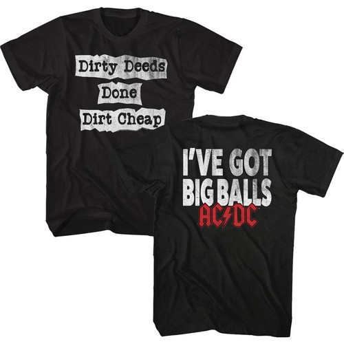 AC/DC Dirt Cheap Black Adult Classic T-Shirt