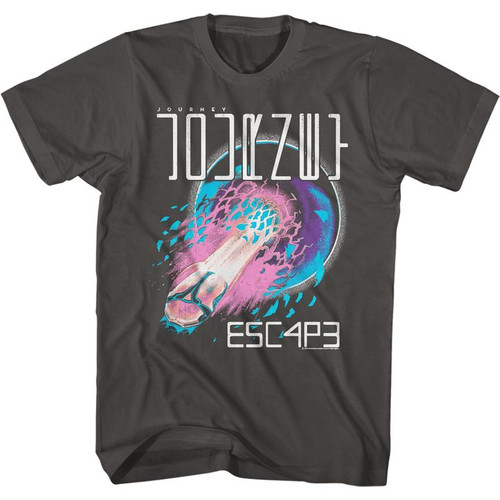 Journey Pink Blue Escape Smoke Adult T-Shirt