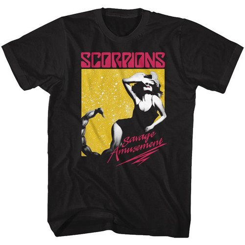 Scorpions Savage Square Black Adult T-Shirt