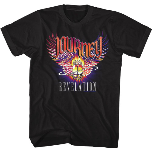 Journey Tricolor Revelation Black Adult T-Shirt