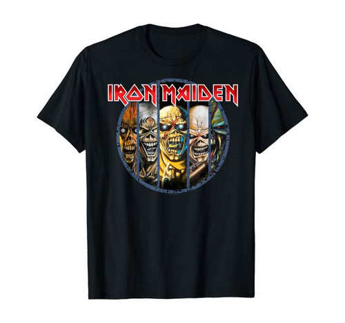 Iron Maiden Eddie Evolution Adult T-Shirt