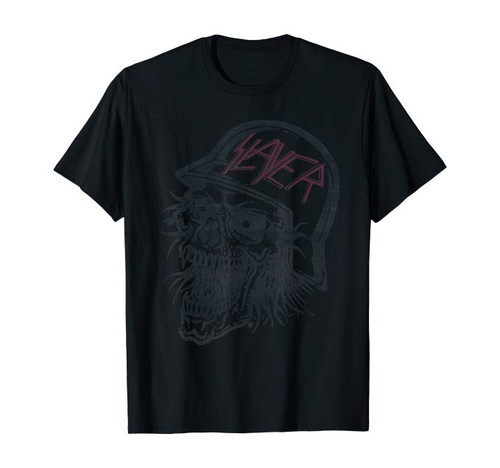 Slayer Distressed Bloody Skull Adult T-Shirt