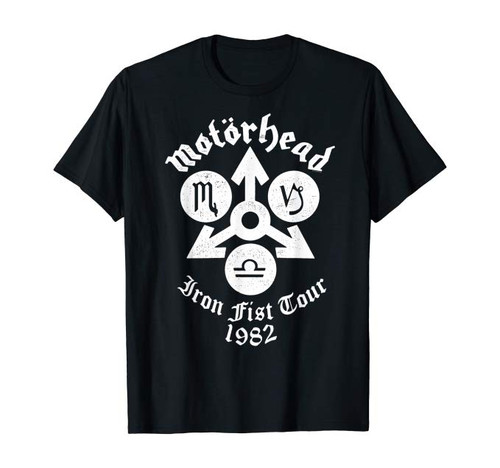 Motorhead Iron Fist Tour 82 Vintage Adult T-Shirt