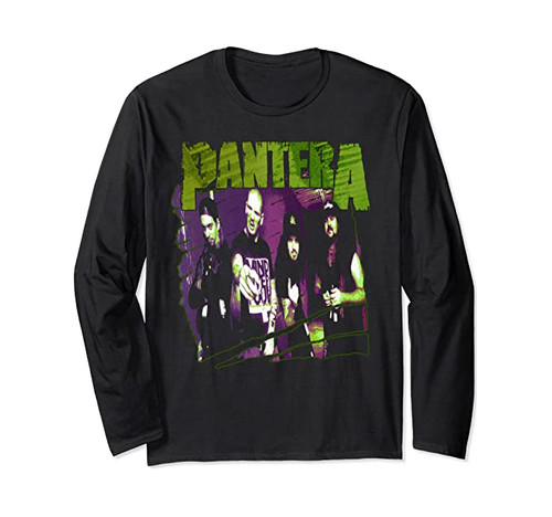 Pantera Official Vintage Group Sketch Long Sleeve Shirt