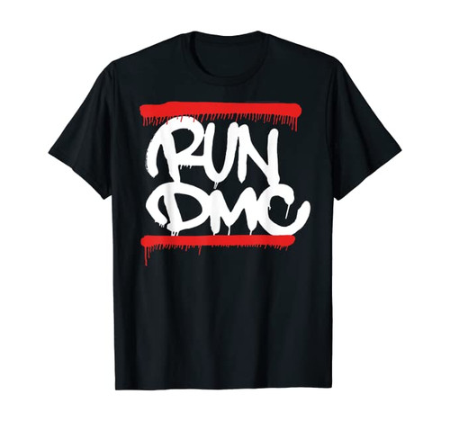 Run DMC Official Graffiti Logo T-Shirt