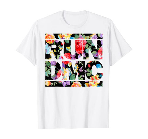 Run DMC Official Floral Logo T-Shirt