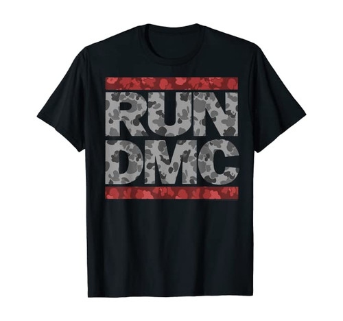 Run DMC Official Red Camo Logo T-Shirt