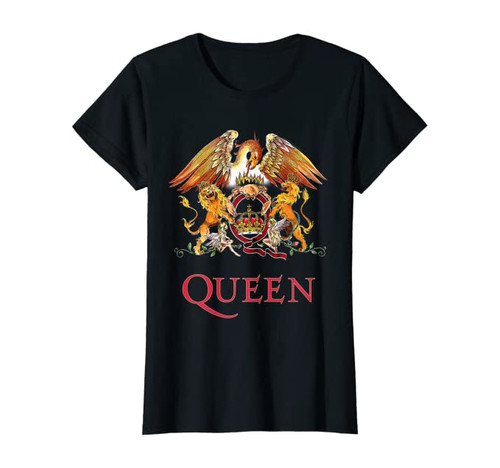 Queen Official Classic Crest Logo Women's T-Shirt