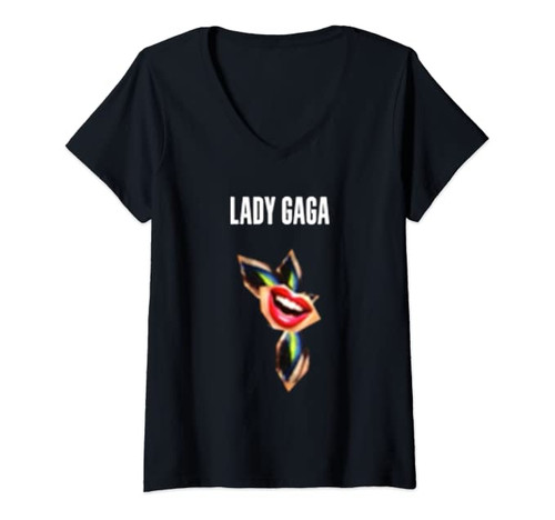 Lady Gaga Official Come to Mama Women's V-Neck T-Shirt