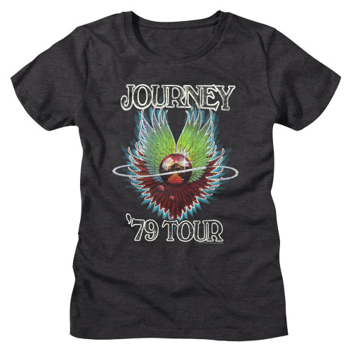 Journey 1979 Dark Gray Heather Women's Bella T-Shirt