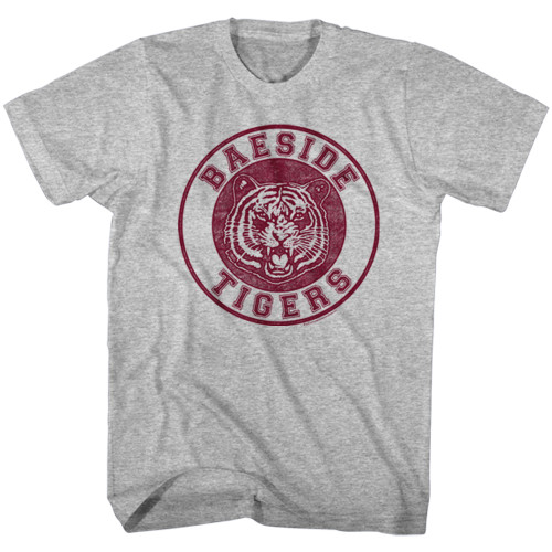 Saved by the Bell Baeside Gray Heather T-Shirt - Clearance