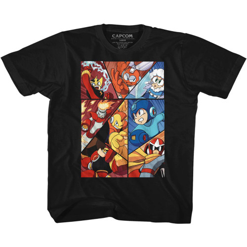 Mega Man Mega 11 Black Youth Classic T-Shirt