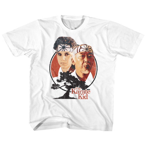 Karate Kid Daniel And Miyagi White Youth T-Shirt Clearance