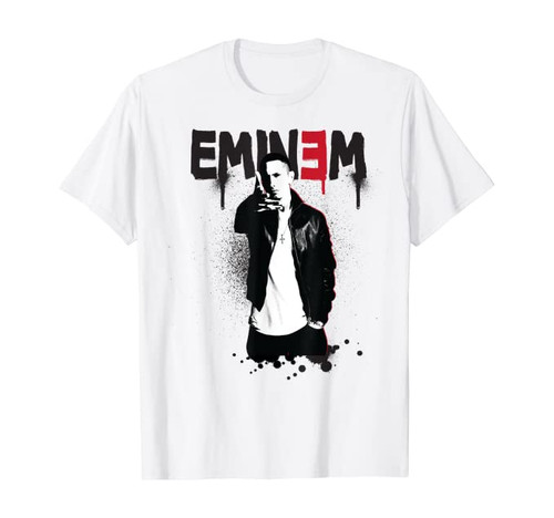 Eminem Official Sprayed Up Adult T-Shirt